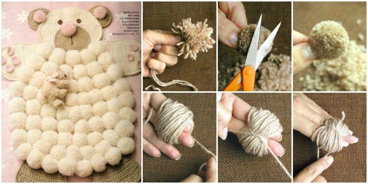 DIY Gorgeous Teddy Bear Pom