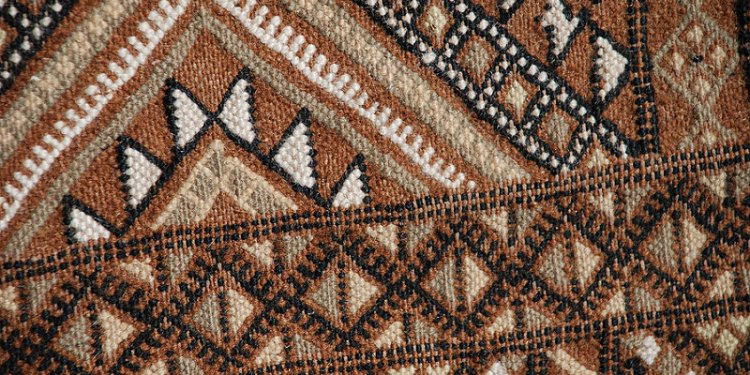 Gorgeous Tan Hand knotted handknit Afghan Kilim Oriental Geometric Flat Weave Area Rug (26