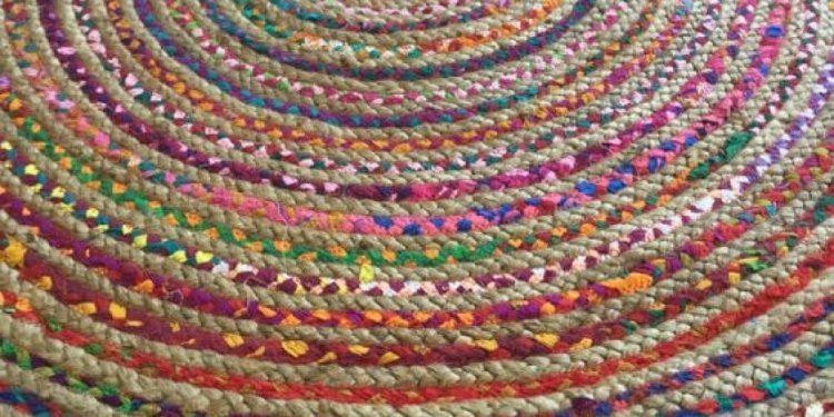 Rag Area Rug Round Rag Rug