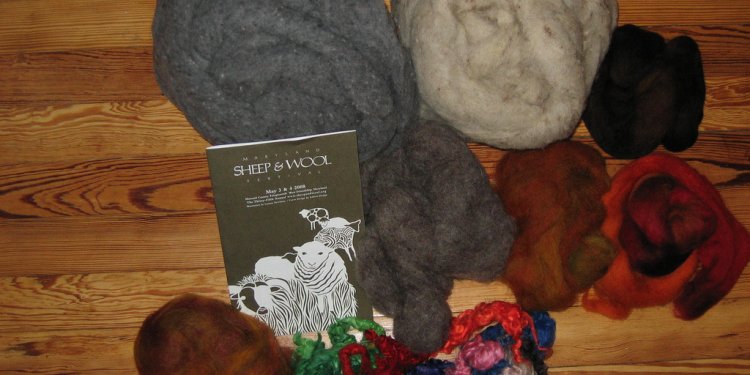 Wool from the Maryland Sheep and Wool festival
