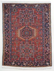 a good example of an attractive oriental rug - traditional Karadja