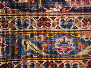 back of a Persian rug