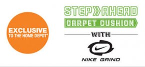 STEP AHEAD Carpet Cushion, with NIKE Grind