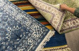 Cotton, silk, wool Turkish kilim and carpets