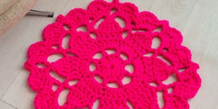 Crochet floor Rug