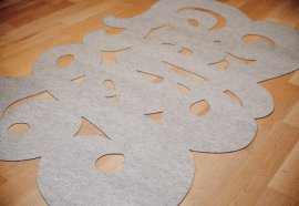 DIY Rug - Cut Out