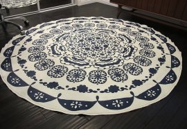 DIY Rug - Tablecloth