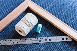 Frame Loom DIY Supplies | The Weaving Loom