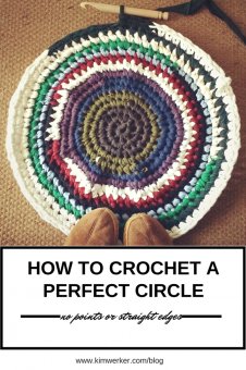 just how to crochet a great circle, without points, sides or right sides.