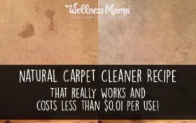 Natural Carpet Cleaner Recipe- that really works and costs one penny per use
