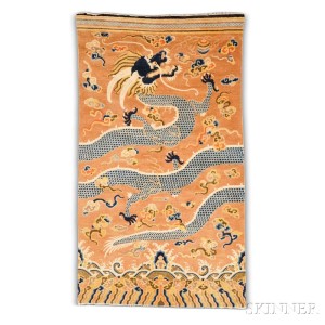 Pillar Carpet, west China, very early 19th century (good deal 92, Estimate: ,500-2,000)