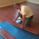 Installing carpet on concrete floor