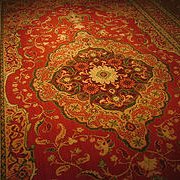 red persian rug