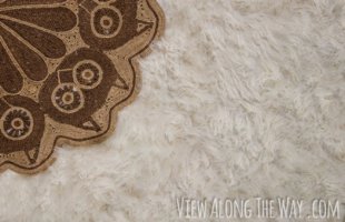this might be wizard! Steps to make an imitation fur rug!