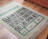 Burlap Rug DIY