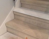 DIY carpet stairs