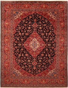 conventional Kashan Rugs with flowery design